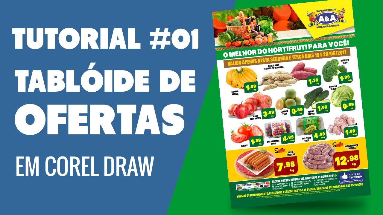 CRIANDO TABLOIDE DE OFERTAS   #TUTORIAL #01