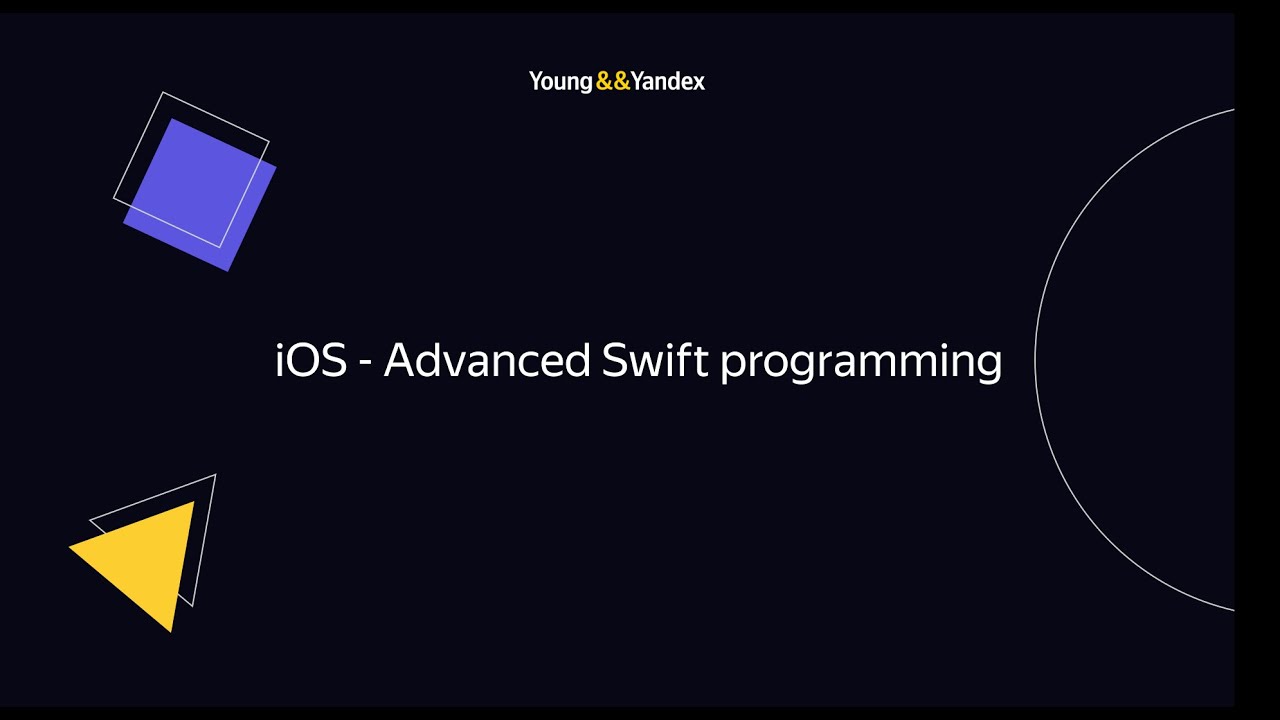 iOS - Advanced Swift programming