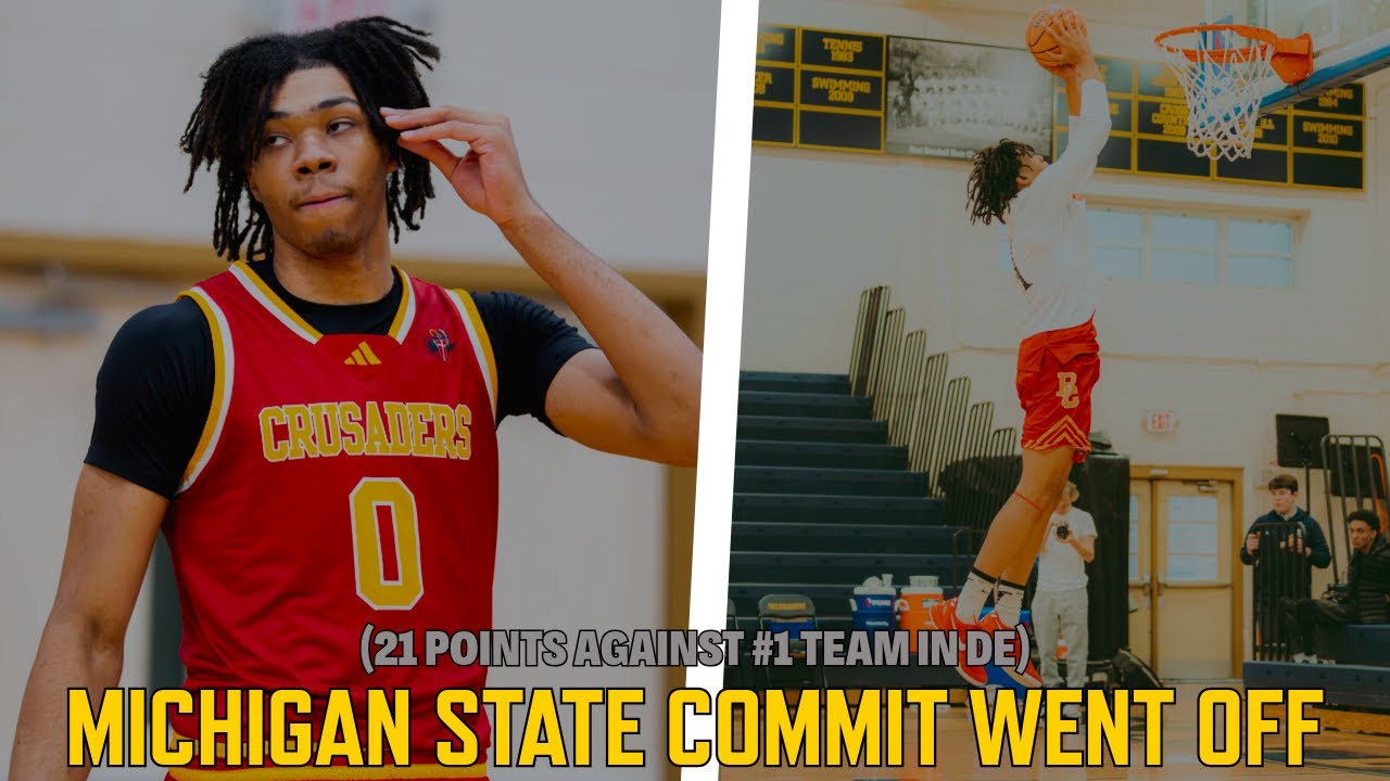 Julius Avent (Michigan State commit) & THE #1 TEAM IN NJ WENT OFF IN DELAWARE - HS Basketball