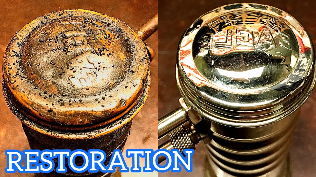 TOOL RESTORATION Vintage Eagle No. 66 Pump Oiler / Oil Can