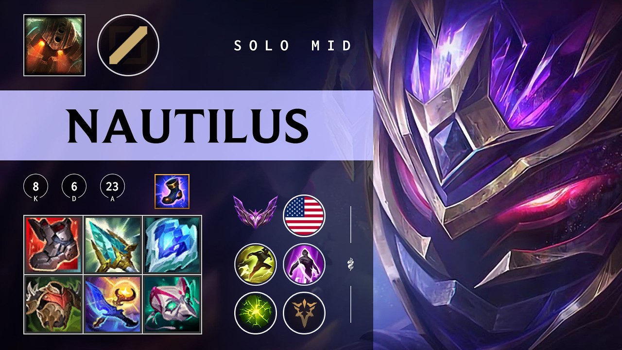 Nautilus Mid vs Yasuo - NA Master Patch 26.04