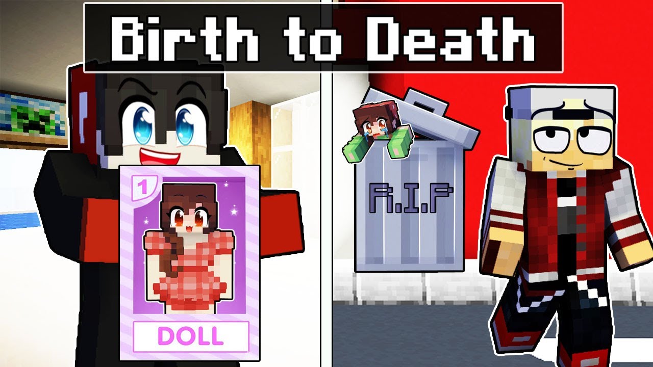 The BIRTH To DEATH of a DOLL in Minecraft! ( Tagalog )