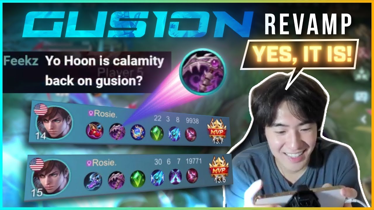 Hoon Tries Revamped Gusion | MLBB