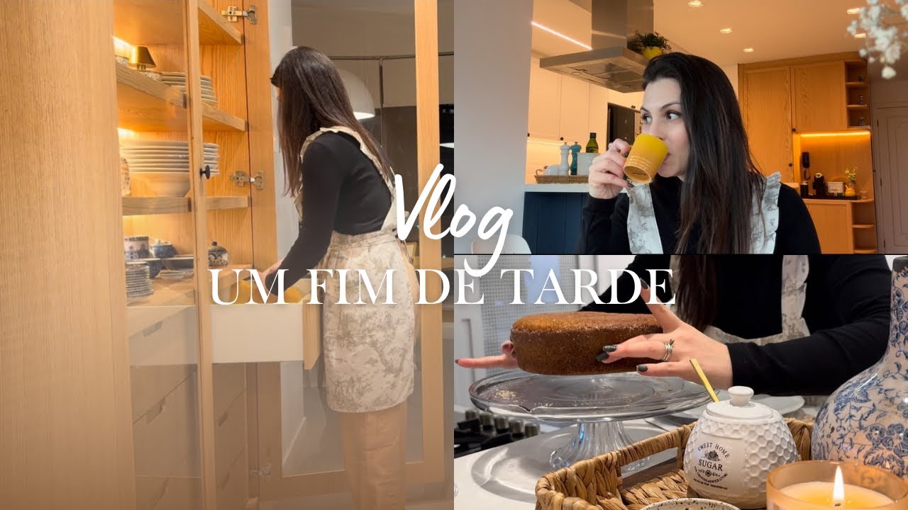 Um fim de tarde, um bolo e uma conversa 🍰☕️