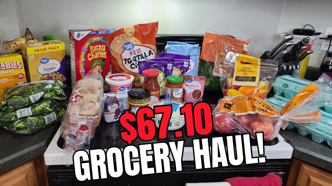 Еда в пакете? || Покупки продуктов в Wal Mart и Meijer на сумму 67,10 долларов с указанием цен