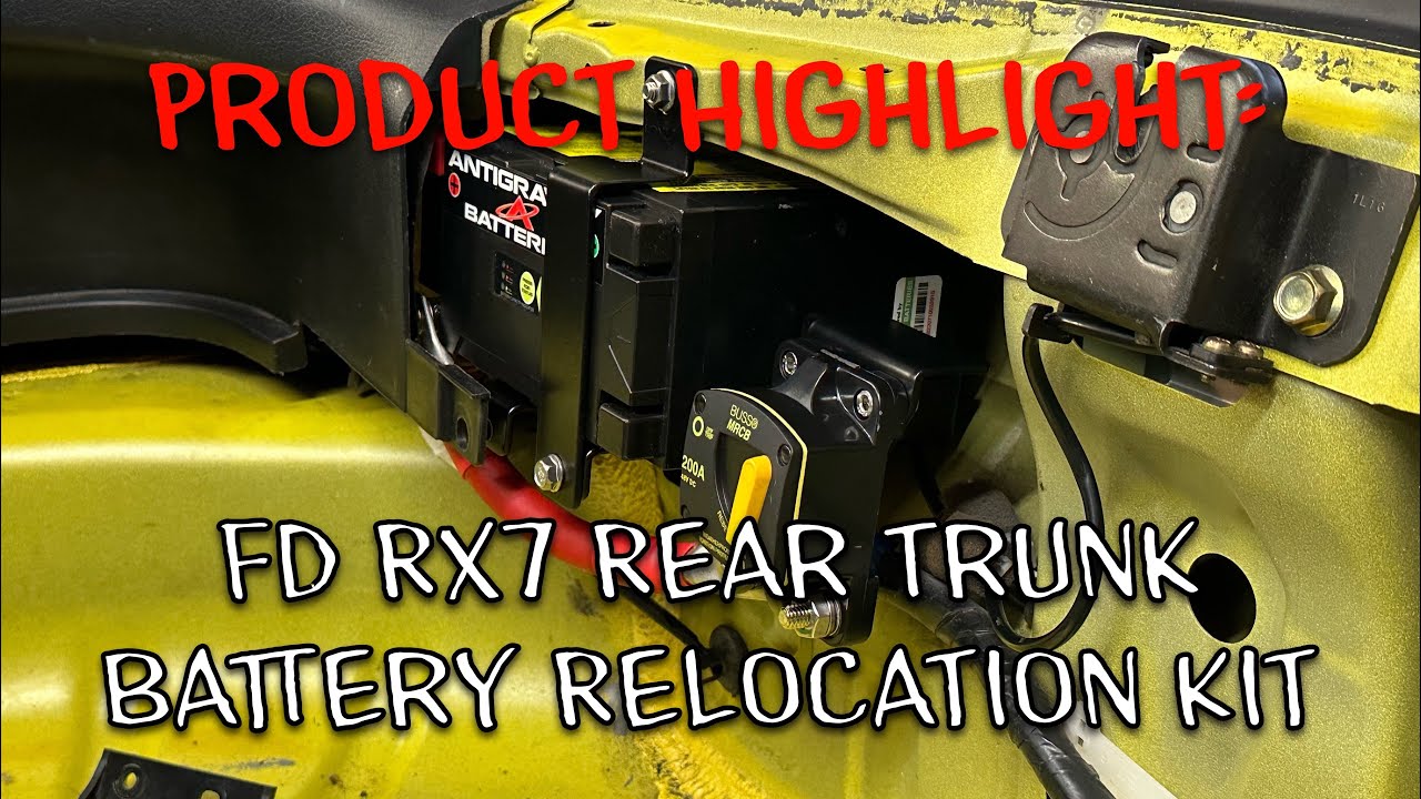 Product Highlight: JP3 Motorsports FD RX7 Rear Trunk Battery Relocation Kit