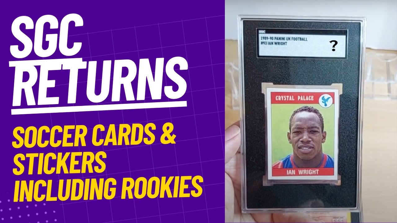 SGC Graded Card Returns Reveal - Vintage & Modern Football Soccer Incl Rookies