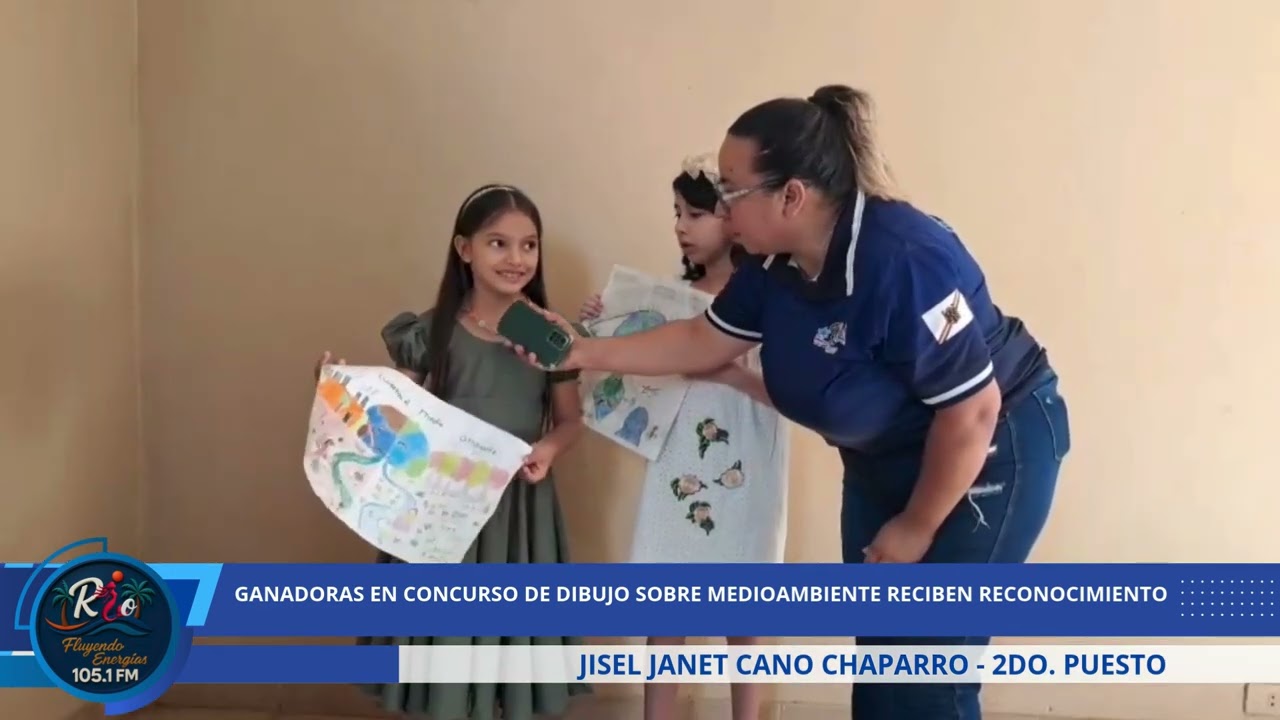 GANADORAS EN CONCURSO DE DIBUJO SOBRE MEDIOAMBIENTE RECIBEN RECONOCIMIENTO 1