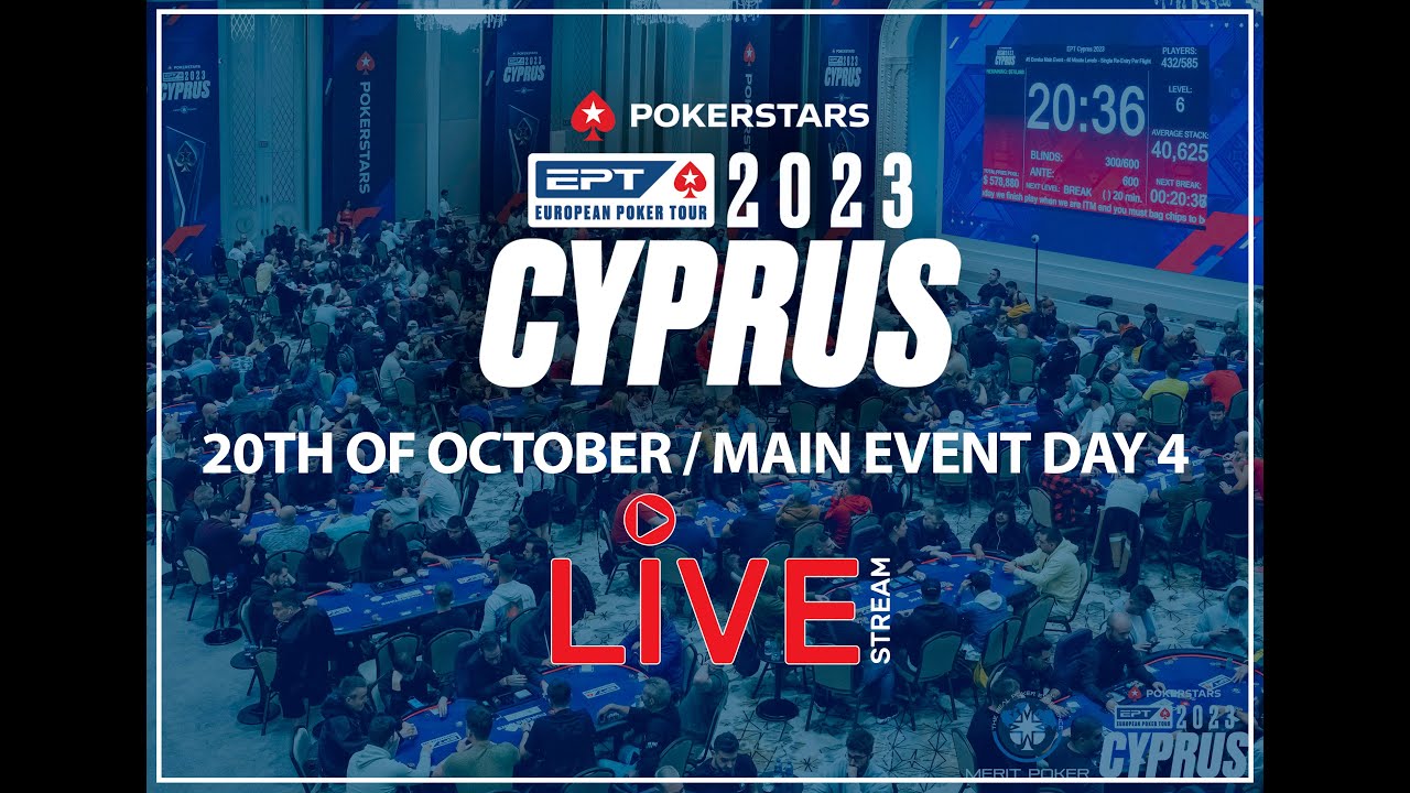 🔴EPT Live Stream - 20th of October - Main Event Day 4 - #livestream #pokerstars #meritpoker
