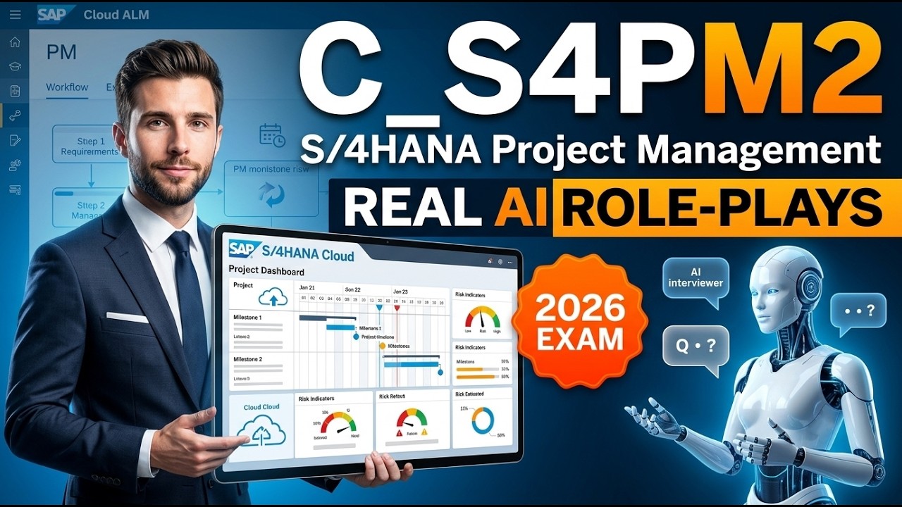 Вопросы к экзамену SAP C_S4PM2 2026 | Сценарий ролевой игры с ИИ | Проекты SAP S/4HANA Cloud Priv...