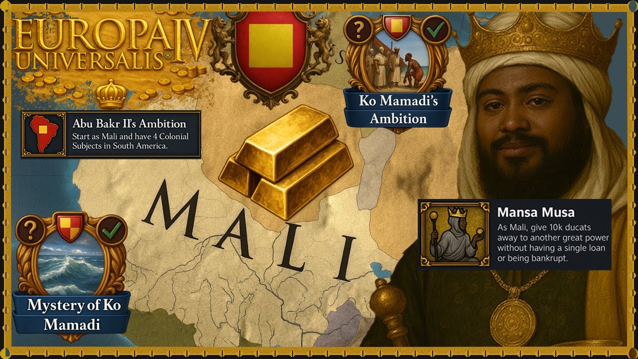 MANSA MUSA ve ATLANTİK SEFERİ! | EU4 Mali Rehberi