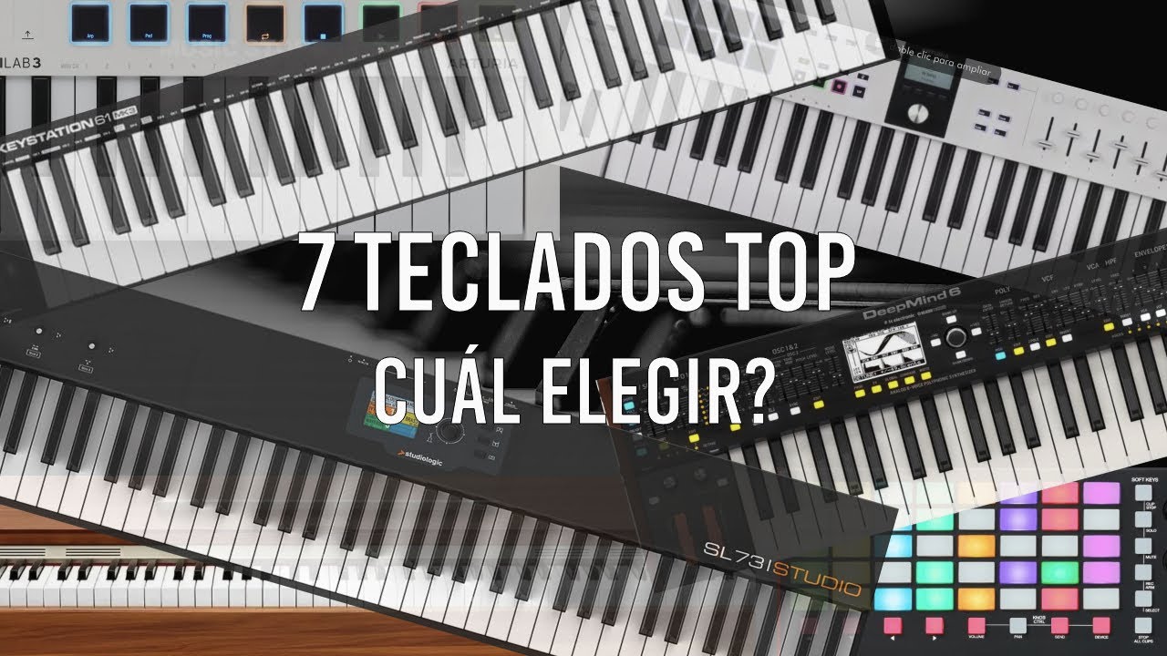 7 teclados controladores TOP para tu Home Studio