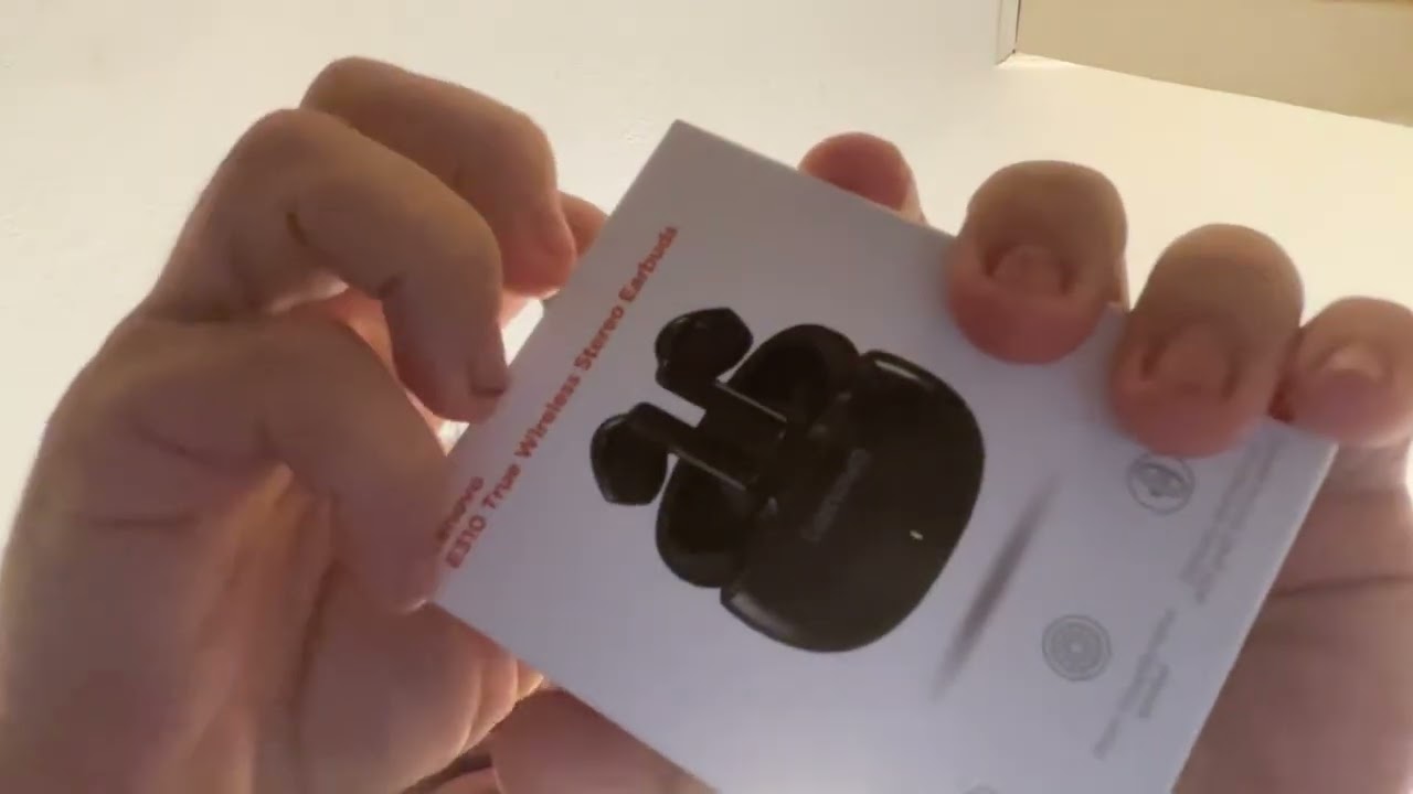 Logitech E310 True Wireless Stereo Earbuds unboxing