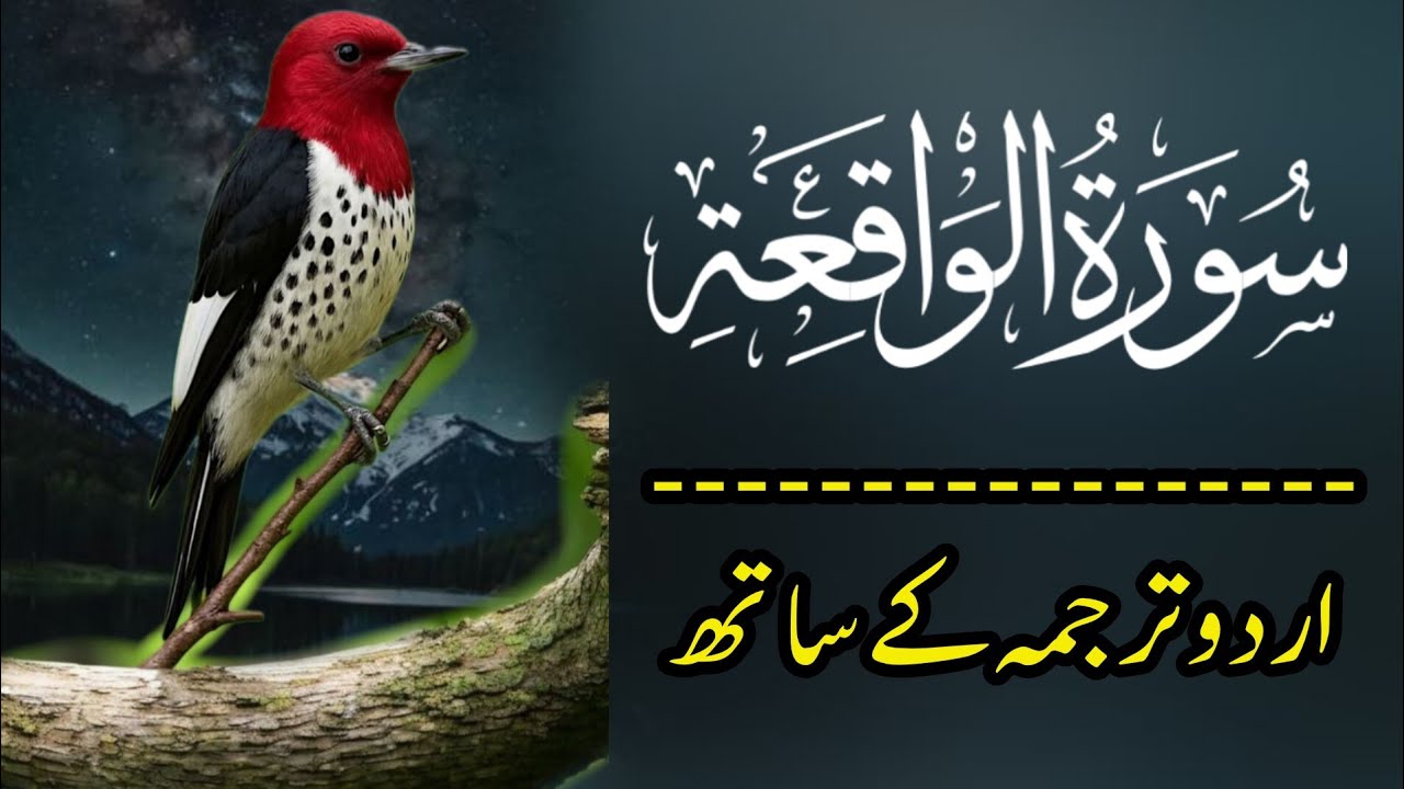 Surah AL Waqiah Deeply Emotional quran recitation with Urdu translation and Transliteration FULL 