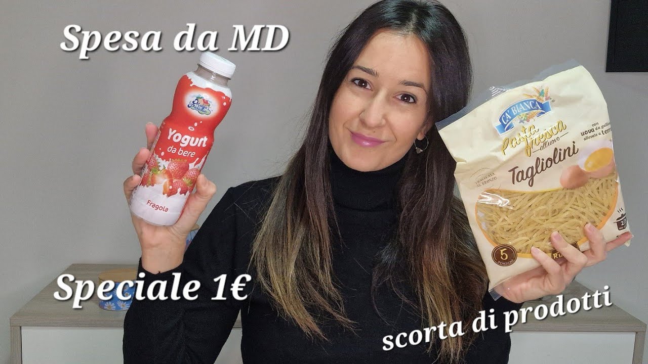 Spesa MD speciale €1.00 ! 🌟 una scorta di buoni prodotti😋