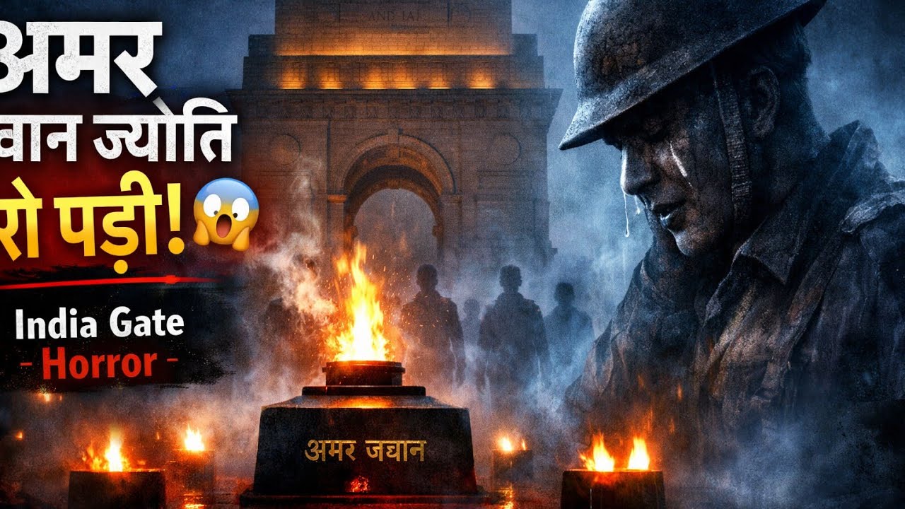 अमर जवान ज्योति रो पड़ी! 😱🇮🇳 | India Gate Horror Story | Republic Day Special | Real Story in Hindi
