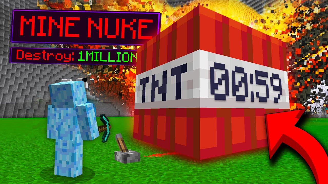 I NUKED A MILLION BLOCKS! | Minecraft Prisons