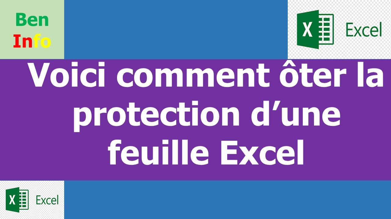Comment &ocirc;ter la protection d'une feuille Excel #formationexcel #astuceexcel