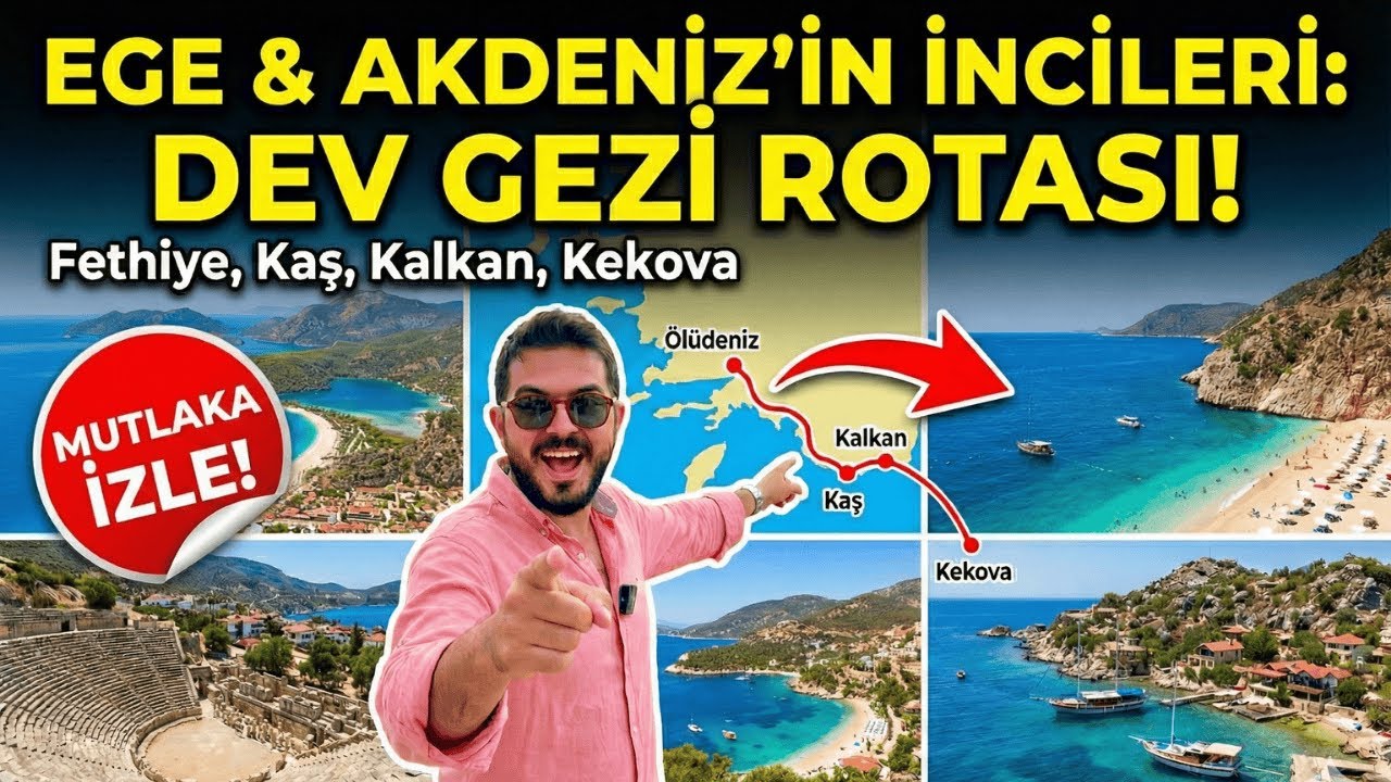 Kekova, Kaş, Kalkan ve Fethiye'yi Baştan Sona Gezdik! | Tatil Planı Yapmana Gerek Yok!