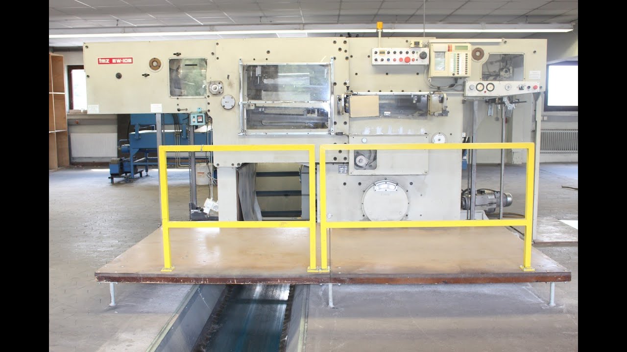 Flachbettstanzmaschine / Automatic DIE Cutter TMZ EW-106 (22030) by F1-TRADE-GmbH_www.f1-trade.com