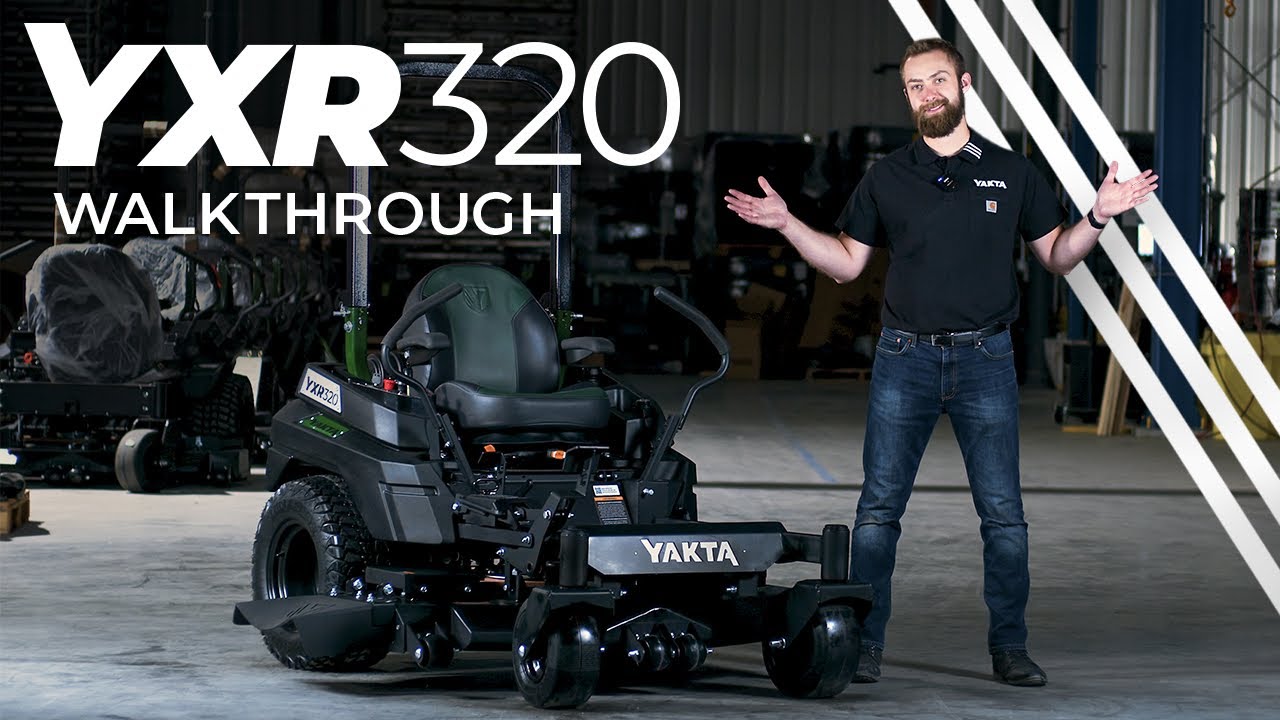 The NEW YXR 320 zero-turn riding lawn mower | Walkthrough | Yakta