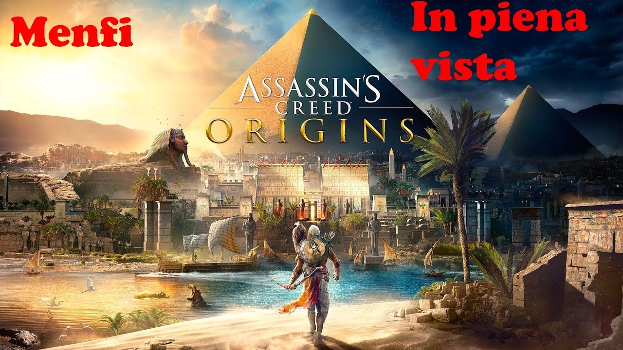 Asassins Creed origins Ps4 ITA papiro Menfi in piena vista