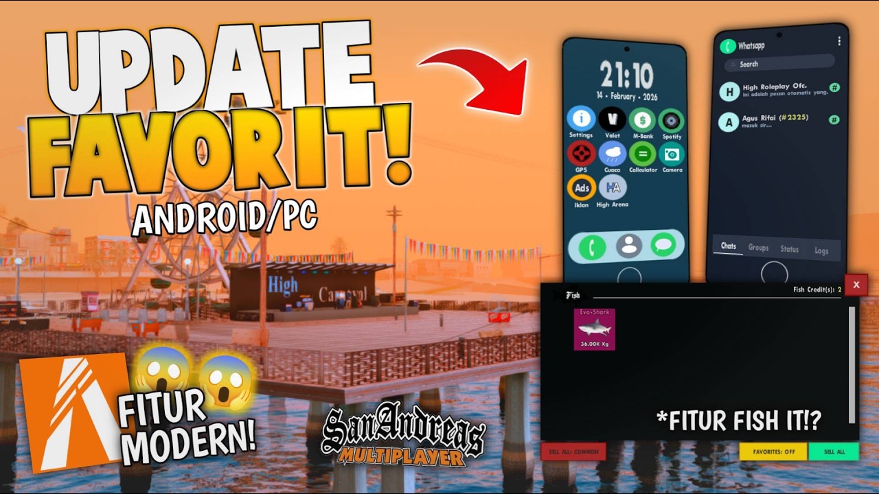 REVIEW SERVER GTA ROLEPLAY ANDROID FITUR FAVORIT SEMUA PLAYER !! GTA SAMP ROLEPLAY INDONESIA