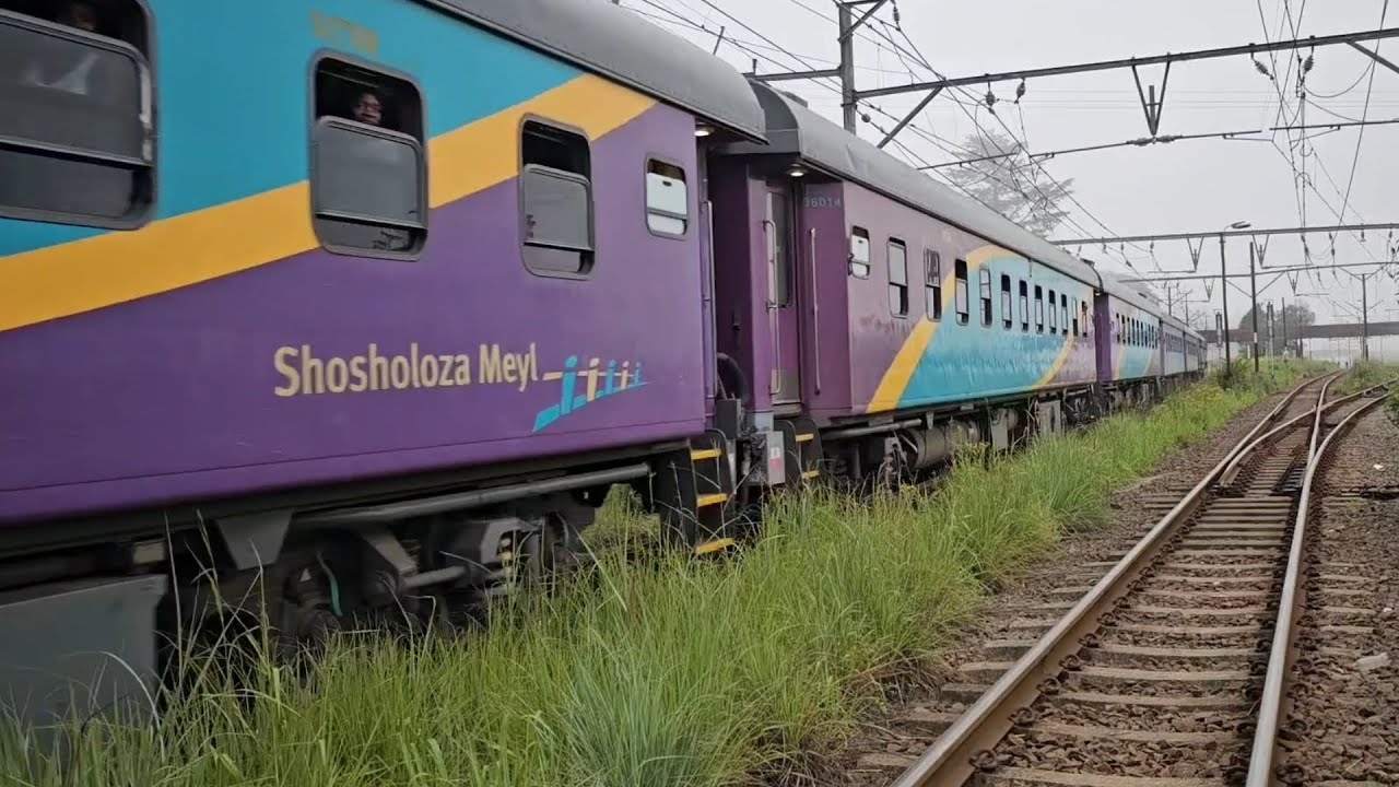 Shosholoza Meyl on the NATCOR mainline KZN between Johannesburg and Durban.