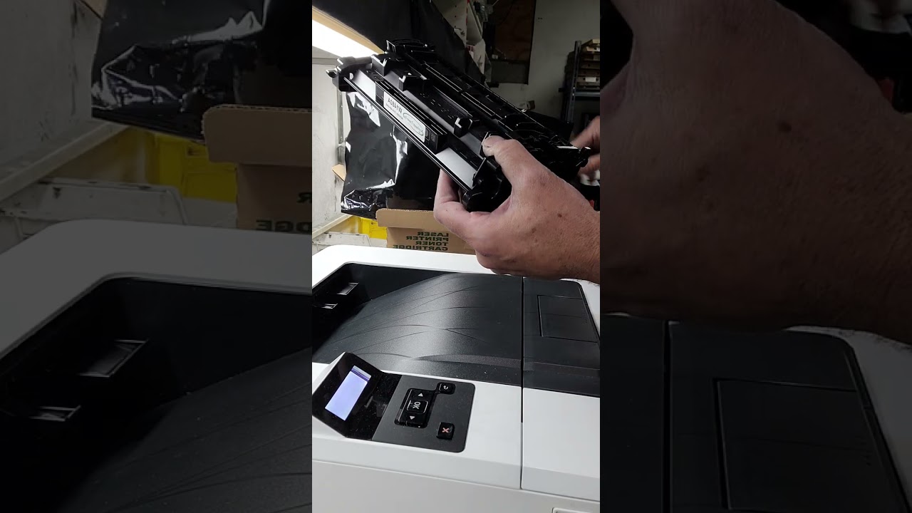 How to replace the toner cartridge in an HP LaserJet Pro 4001dn printer