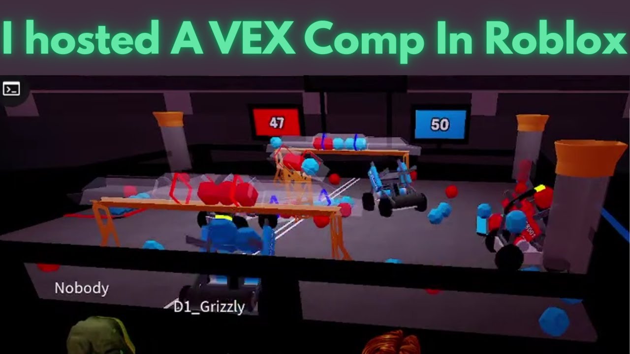 I Hosted a Roblox VEX Tournament… and It Went INSANE | VEX push back VRC Roblox tournament