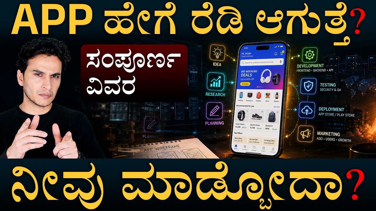 ಒಂದು App ಹಿಂದೆ ಎಷ್ಟೆಲ್ಲಾ ಕೆಲಸ ಇರುತ್ತೆ ಗೊತ್ತಾ? | How Apps Are Made | Masth Magaa | Amar