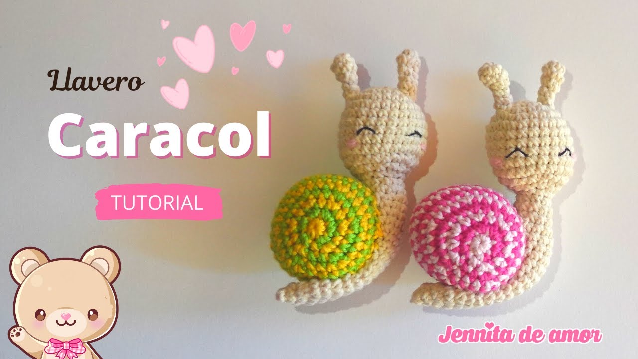 CARACOL Tutorial Amigurumi