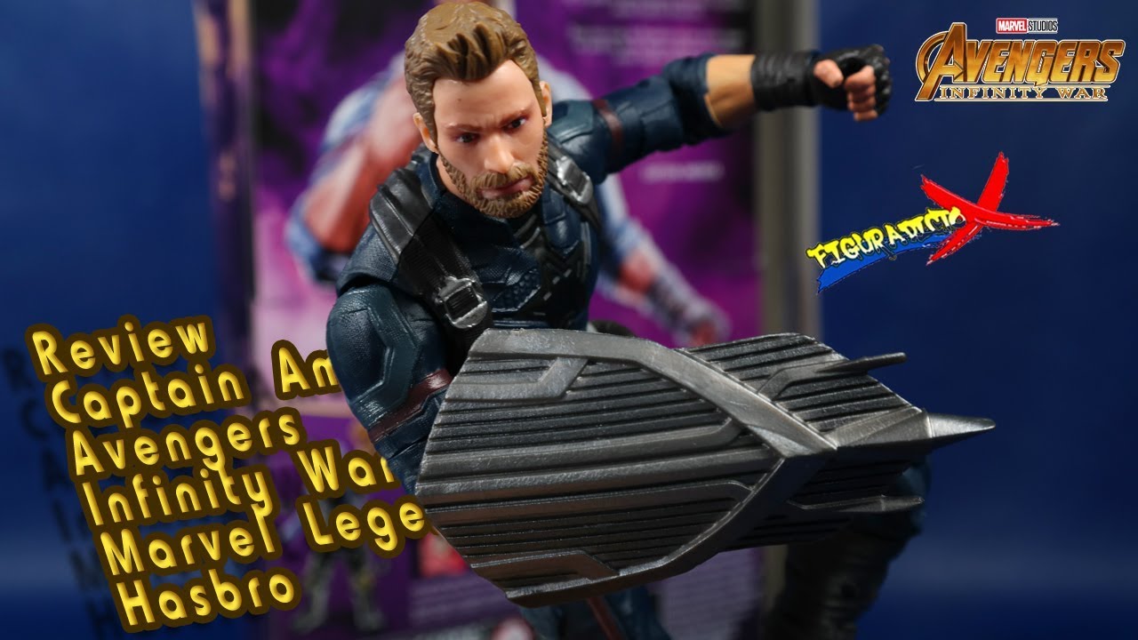 Review Captain America Avengers Infinity War Marvel Legends Thanos BAF Movie Revision Español