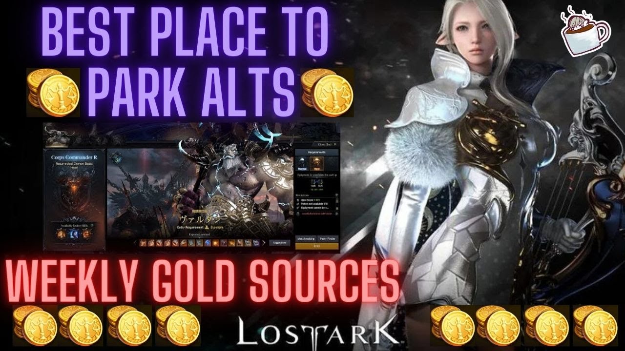 Lost Ark Best Place to Park Alts ~WEEKLY GOLD SOURCES~