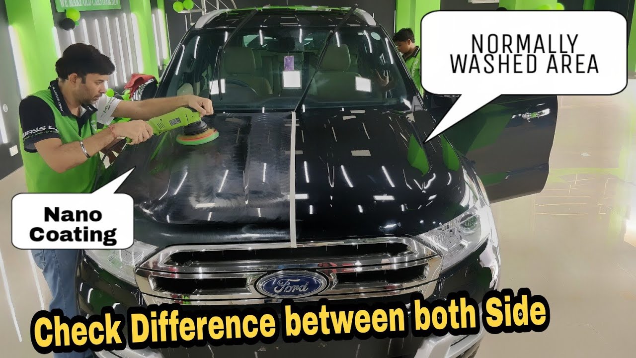 Removing All Scratches and Applying Nano Coat on FORD #Endeavour | Your Car needs this | Always Dry