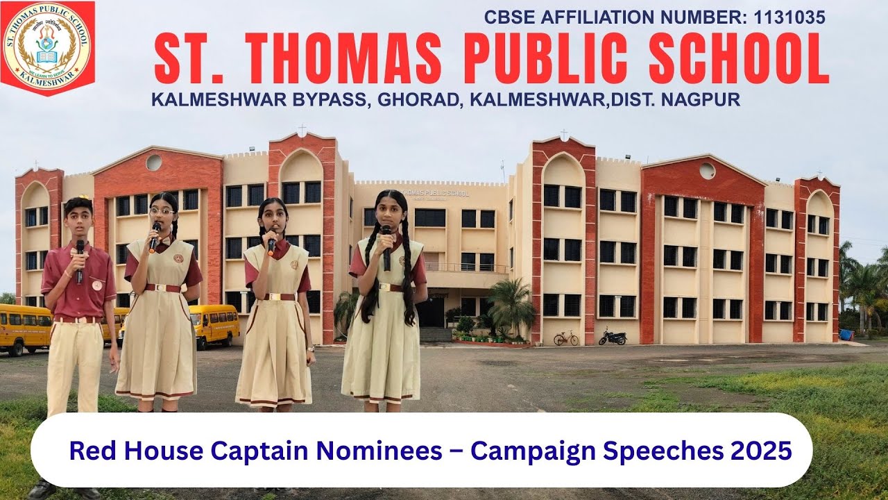 Red House Captain Nominee Speeches (Student Council Election 2025)