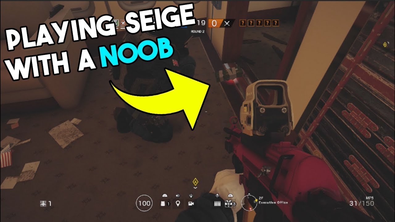 Playing Siege with a NOOB! | Rainbow Six Siege Funny Moments