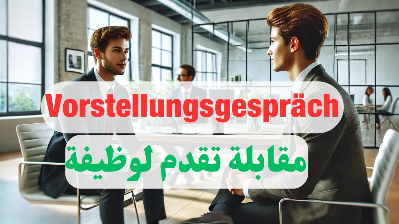 محادثات باللغة الالمانية | مقابلة عمل