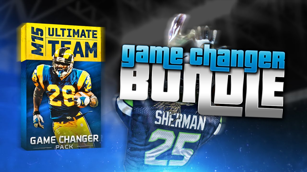 Madden 15 Ultimate Team - GAME CHANGER PACK BUNDLE OPENING! 3 ELITES IN 1 PACK! AMAZING! MUT 15 PS4