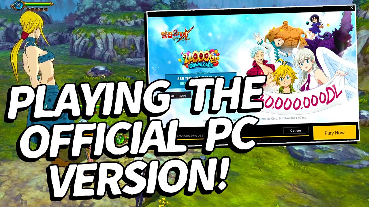 Playing On the OFFICIAL PC Version of 7DS Grand Cross! (The Future is Now!)