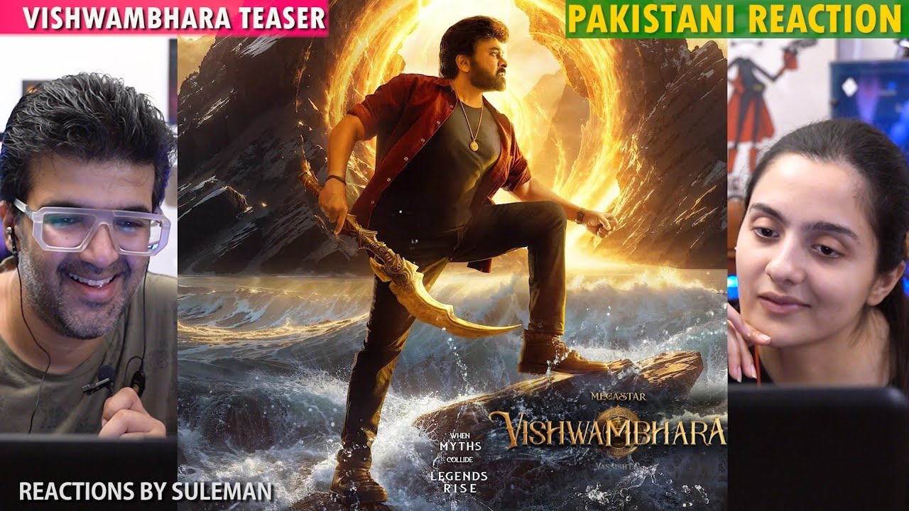 Pakistani Couple Reacts To VISHWAMBHARA Teaser | Megastar Chiranjeevi | Trisha Krishnan | Vassishta