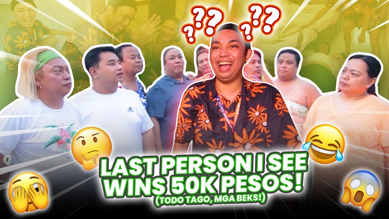LAST PERSON I SEE WINS 50K PESOS (TODO TAGO MGA BEKS) | CHAD KINIS VLOGS