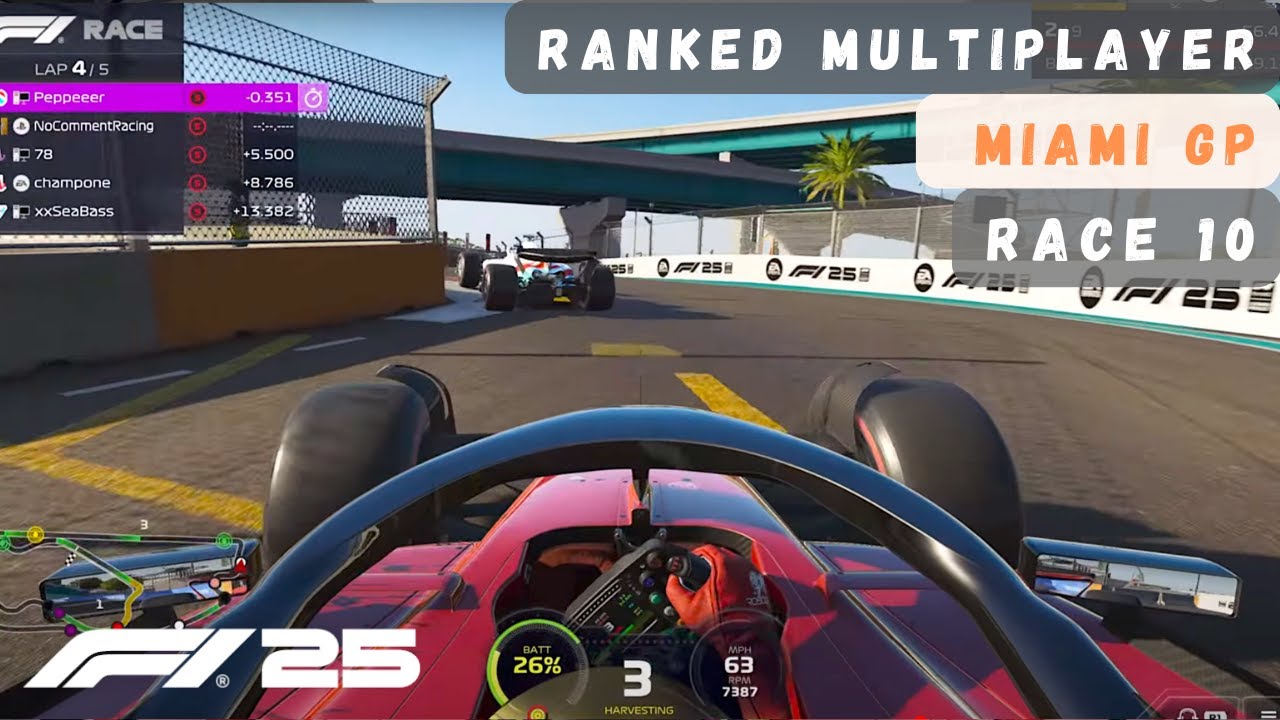 F1 25 - Ranked Multiplayer @ Miami GP | Race 10