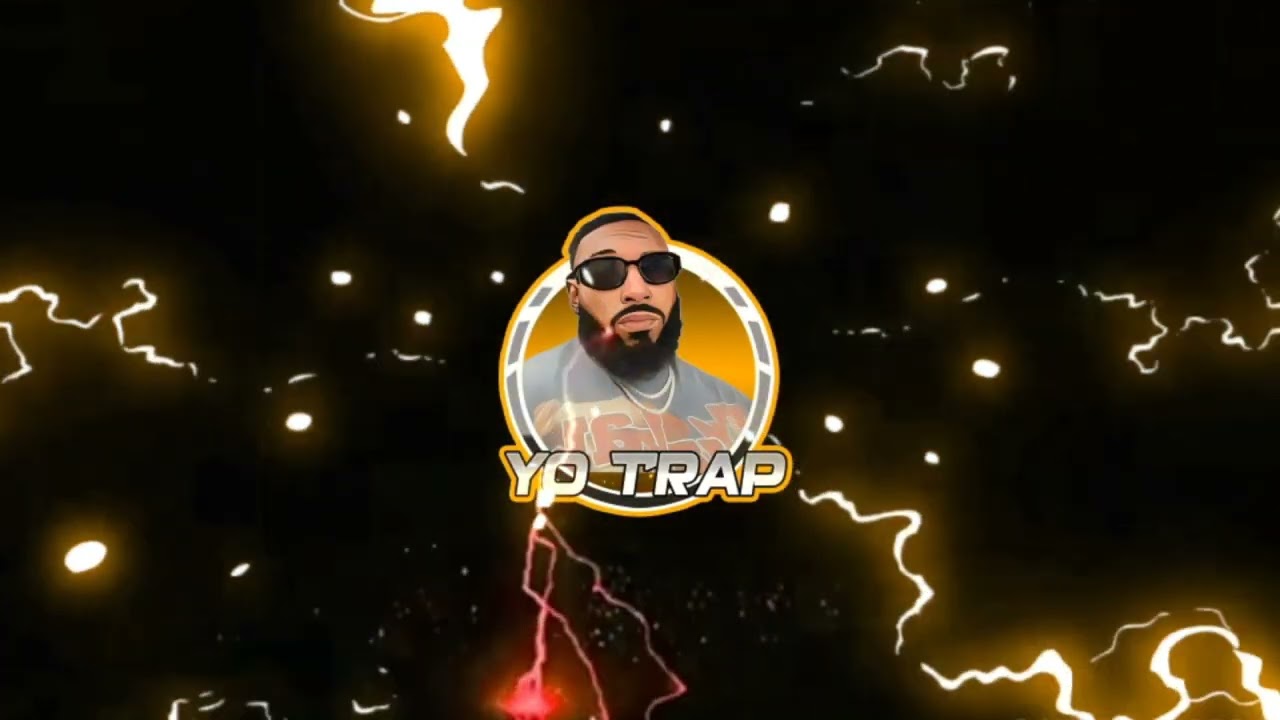Glitch and electric fire logo intro animation,, after effect template download for YouTube or twitch