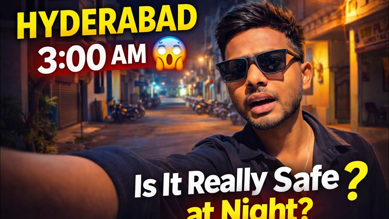 Hyderabad at 3:00am | safe or not ? #dailyvlog #share #night #hyderabad #safe #lifestyle #trending 