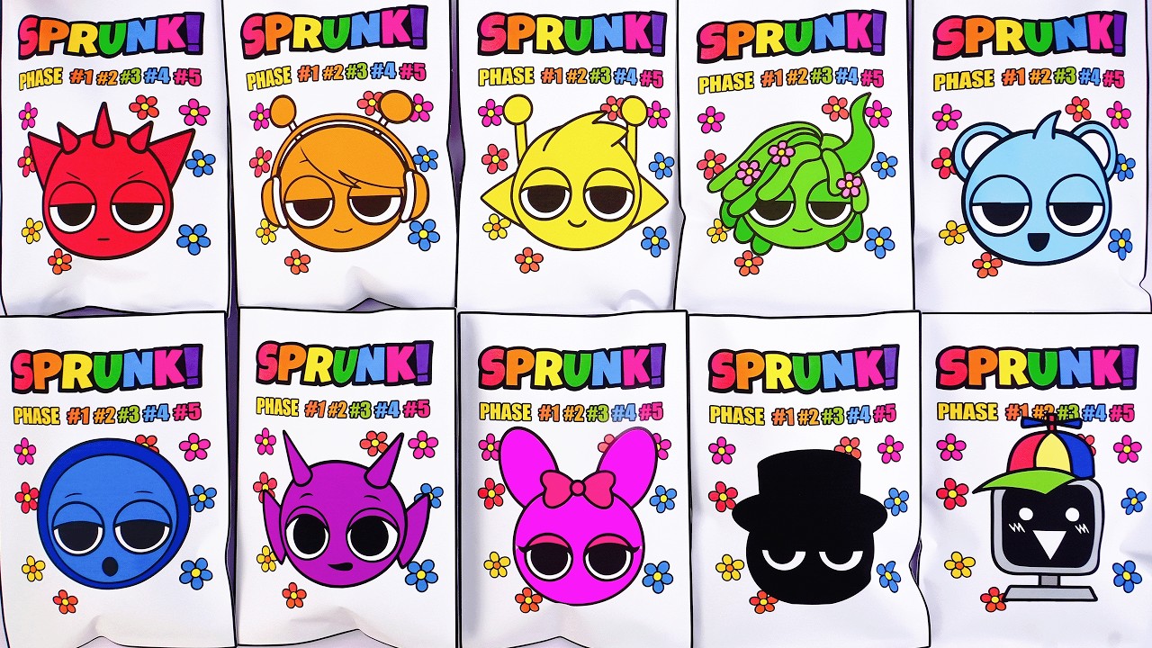 SPRUNKI Pinki Toy Satisfying with Unboxing BLIND BOX Playset ASMR ✨ Funny Toys