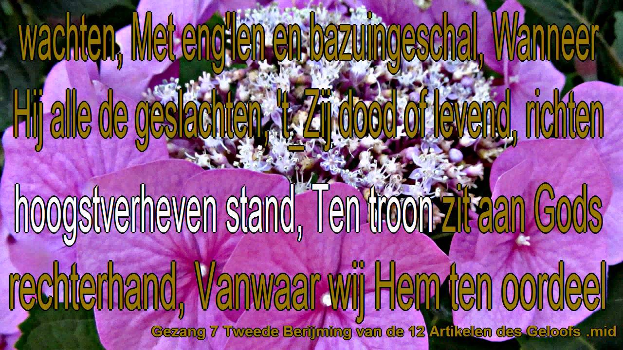 Enige gezangen Gezang 7 