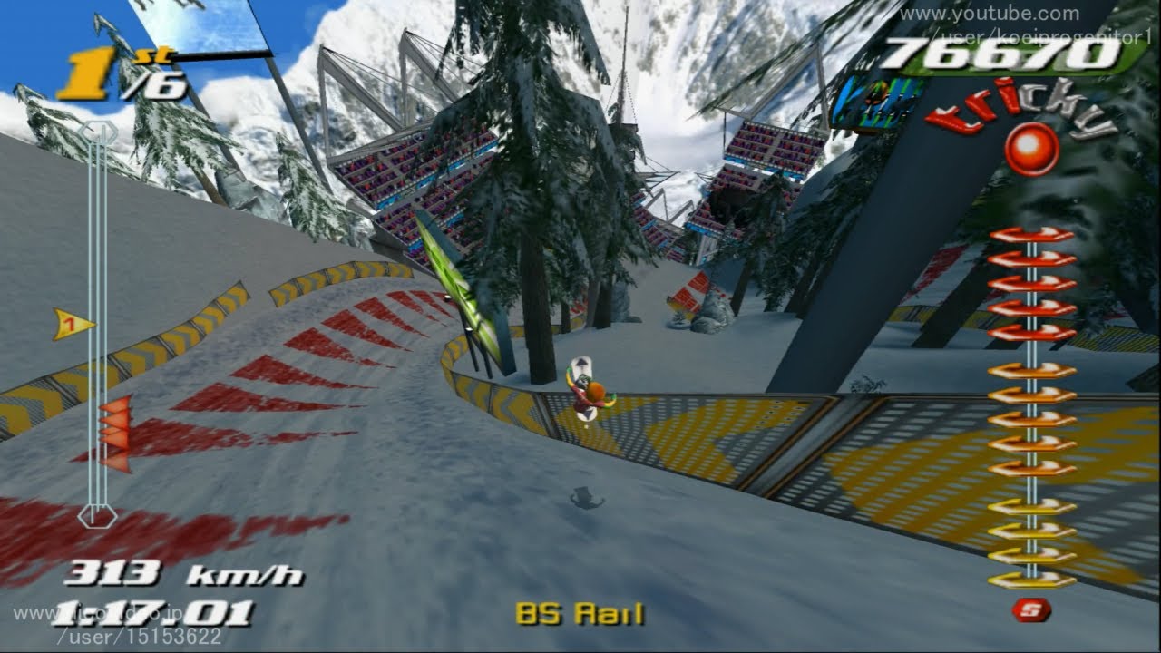 [TAS]SSX Tricky Garibaldi Race 2:41.62(No Speed Limit mod play)
