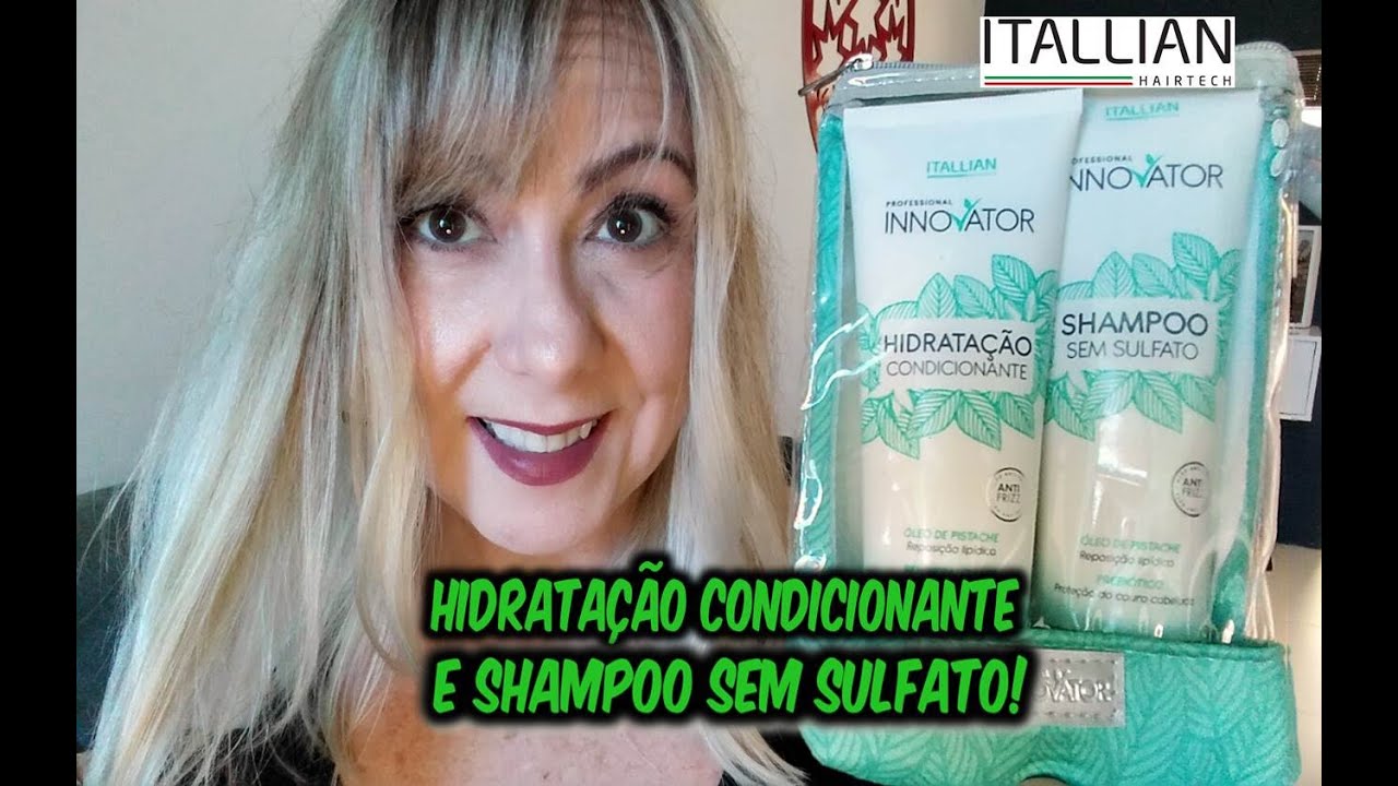INNOVATOR ITALLIAN HAIRTECH- SHAMPOO SEM SULFATO e MÁSCARA HIDRATANTE CONDICIONANTE  LOWNOPOO