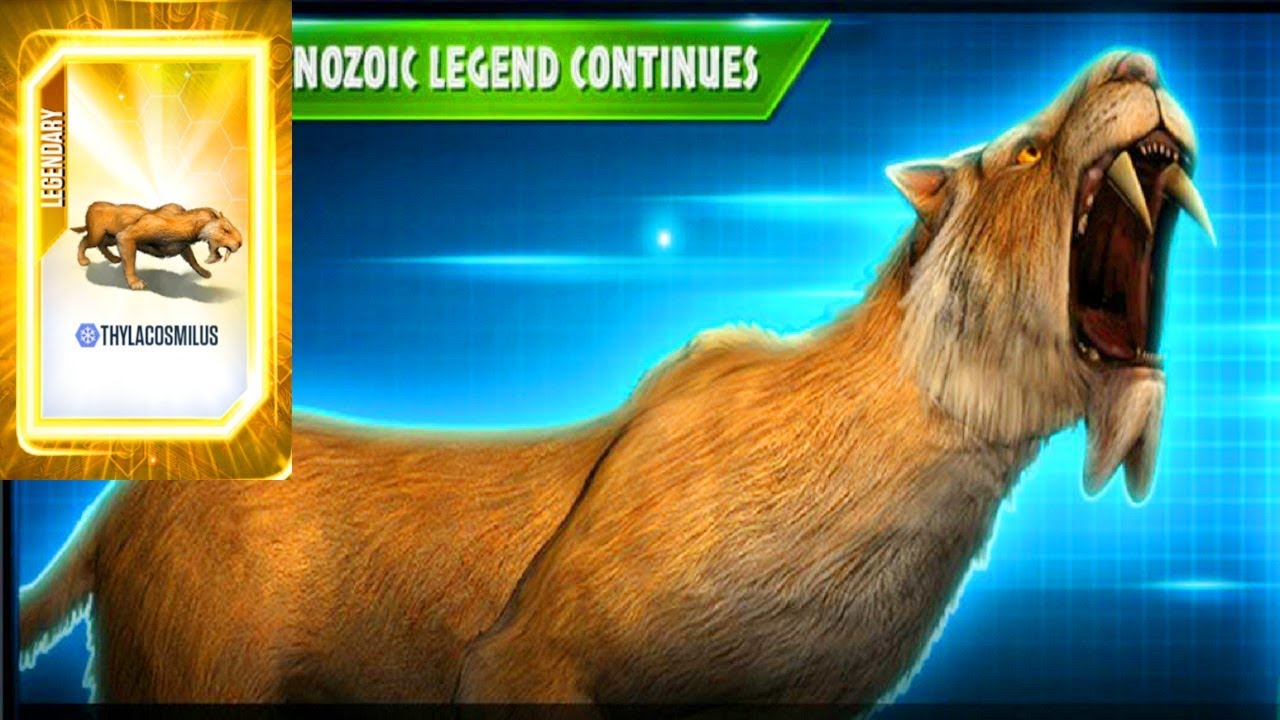 Jurassic World Game Mobile #86: Khủng long mới Thylacosmilus anh em với thylacoleo